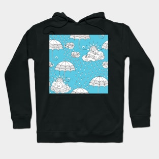 Fairytale Weather Forecast Large Scale Print Hoodie